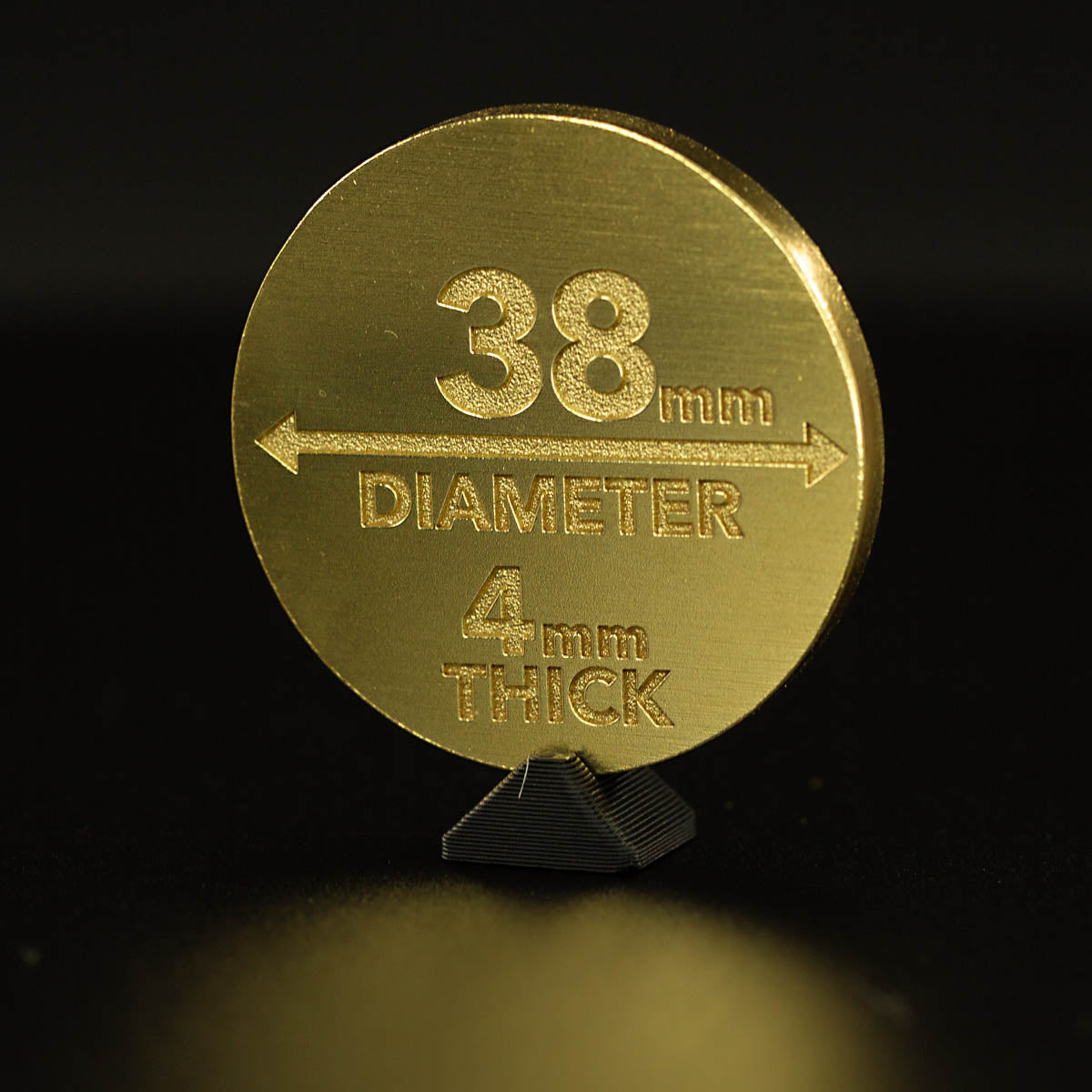 Brass Coin Blank 38mm