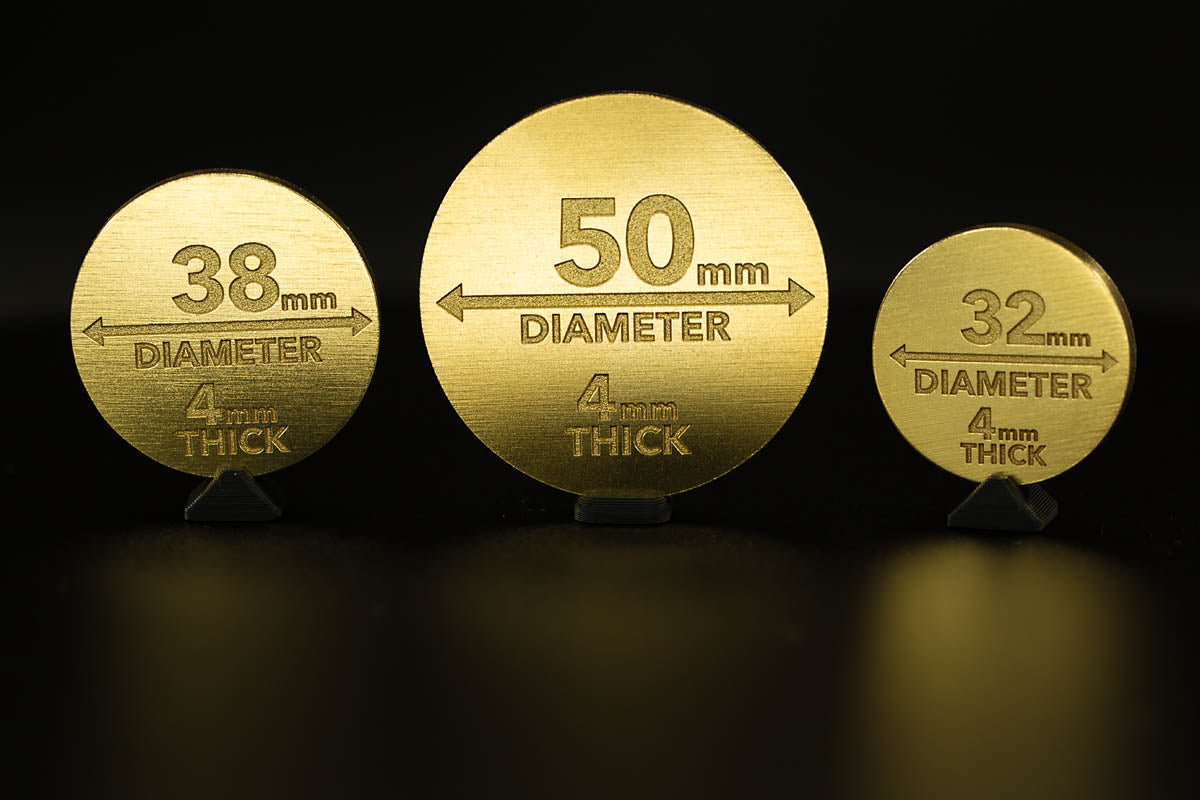 Brass Coin Blank 50mm